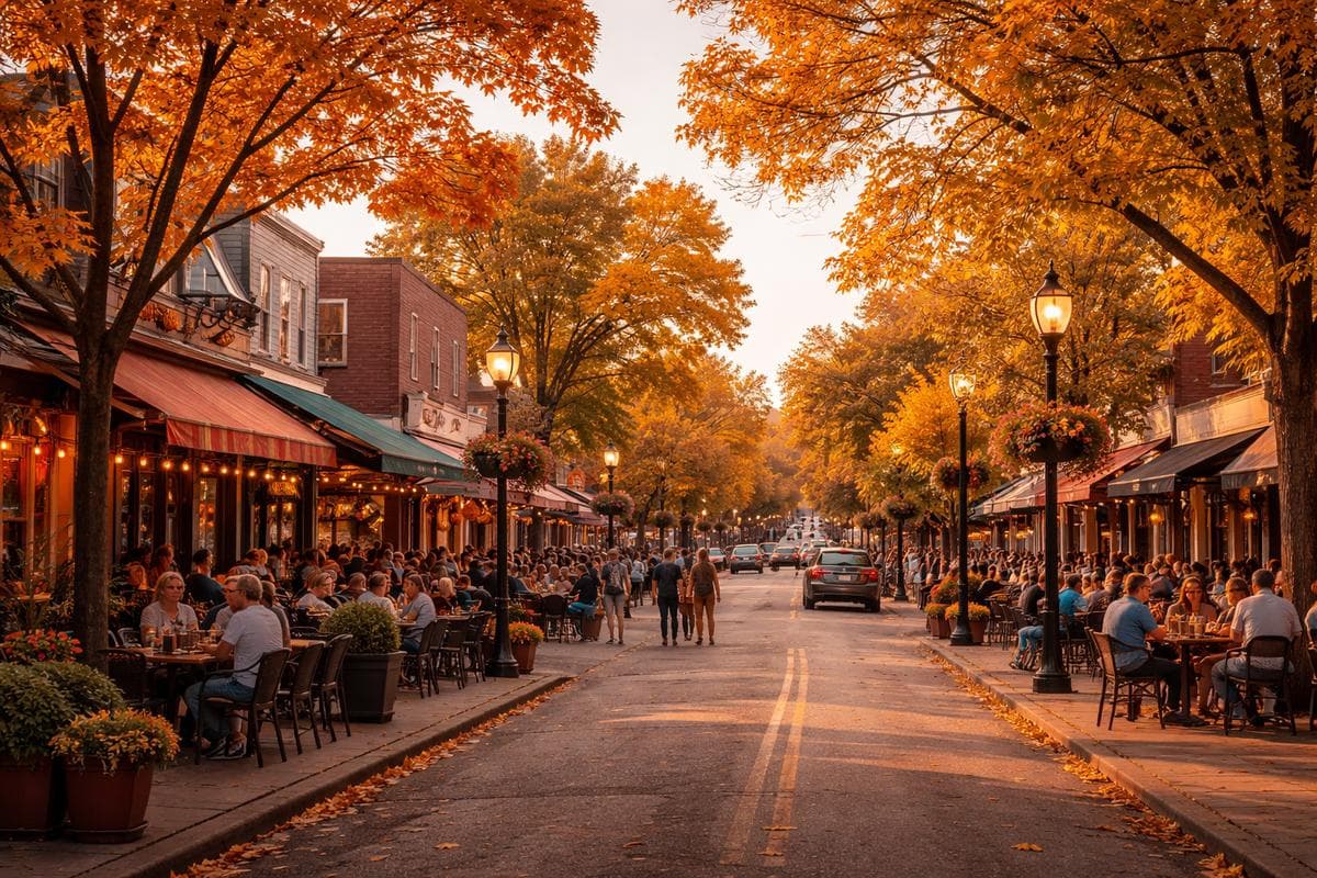 People meeting in Akron — small group social outing