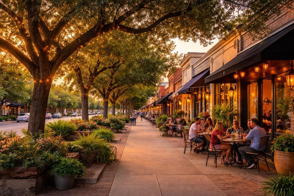 People meeting in Alamo Heights — small group social outing