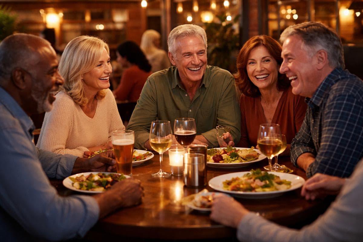 People meeting in Allen — small group social outing