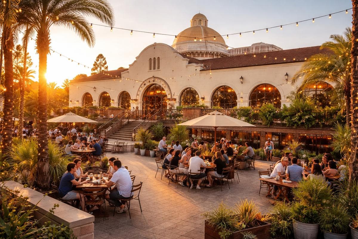 People meeting in Anaheim — small group social outing