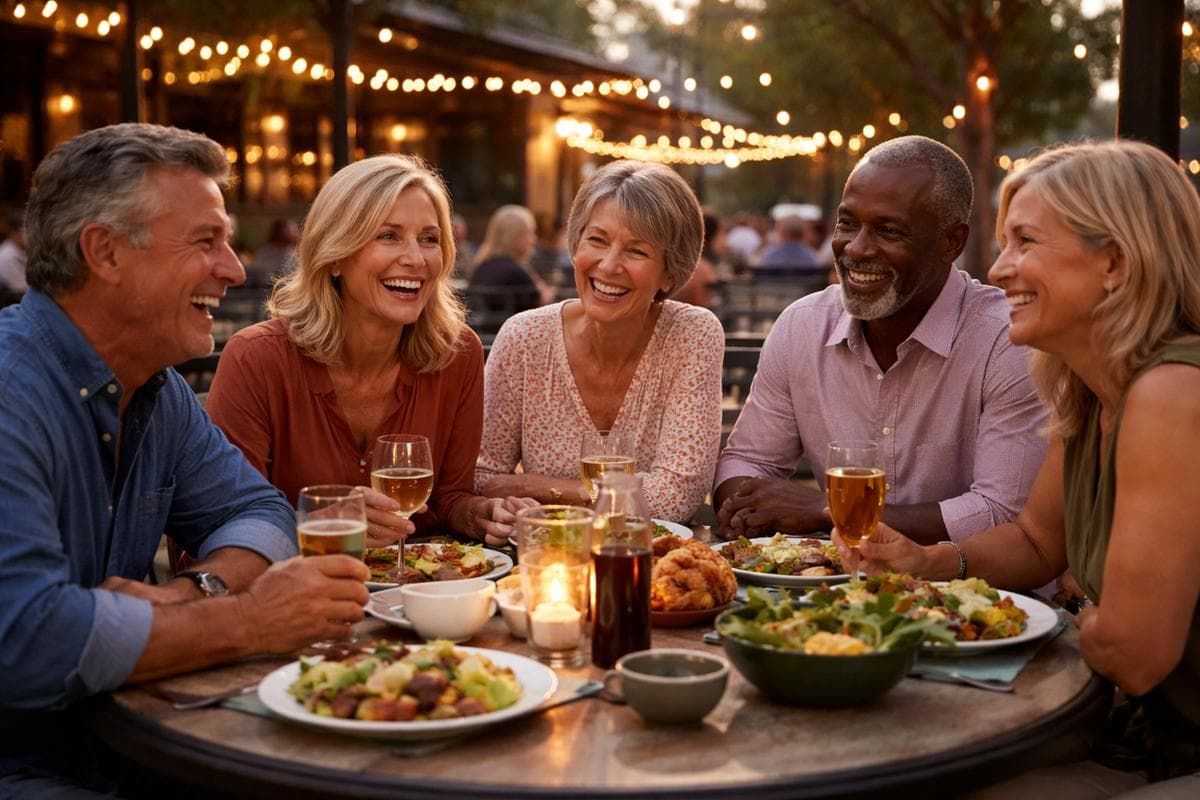 People meeting in Bee Cave — small group social outing
