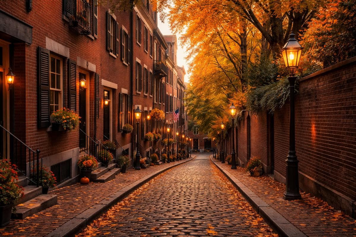 People meeting in Boston — small group social outing