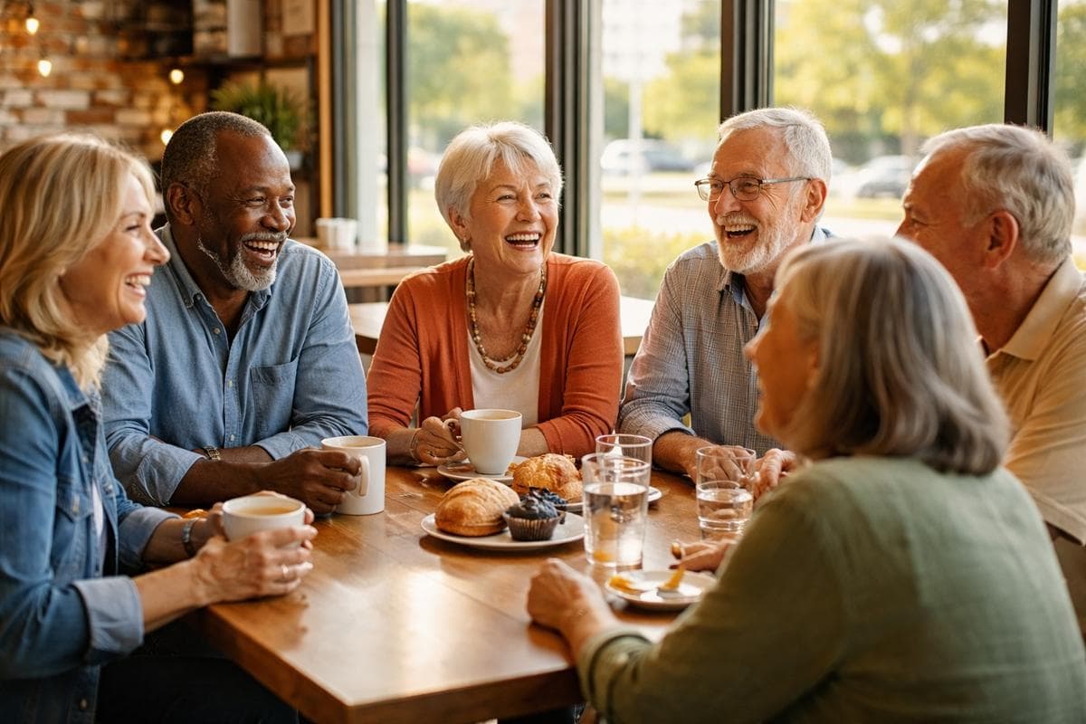 People meeting in Cedar Park — small group social outing