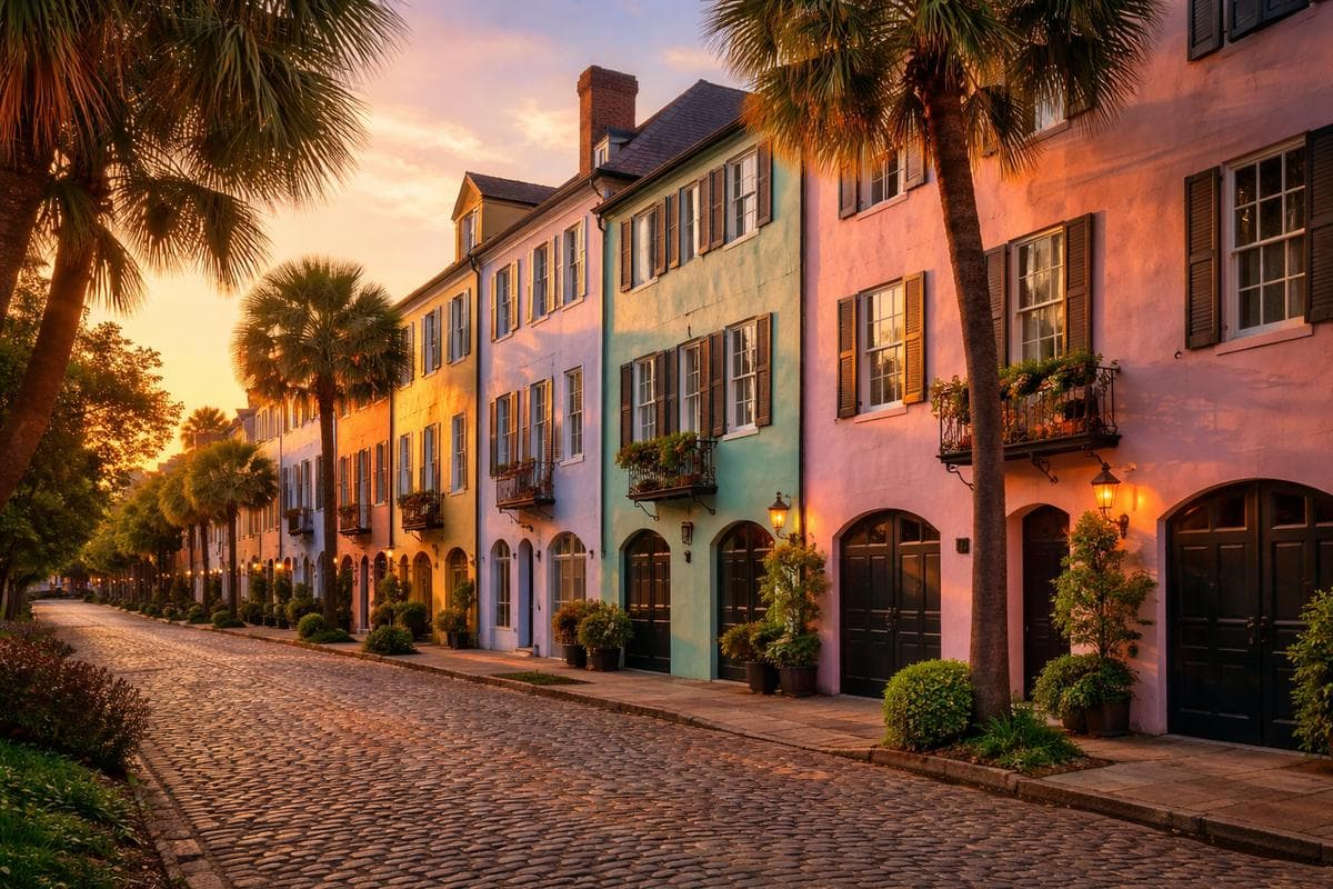 People meeting in Charleston — small group social outing