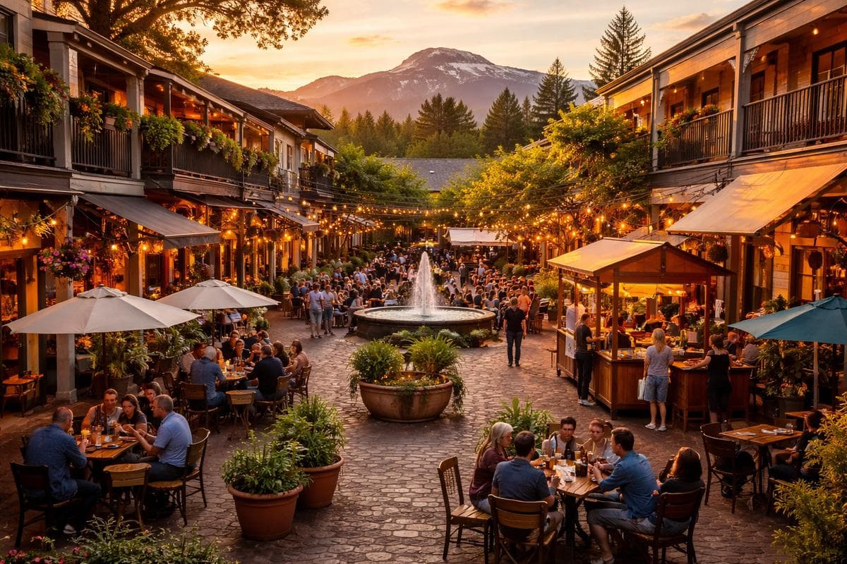 People meeting in Eugene — small group social outing