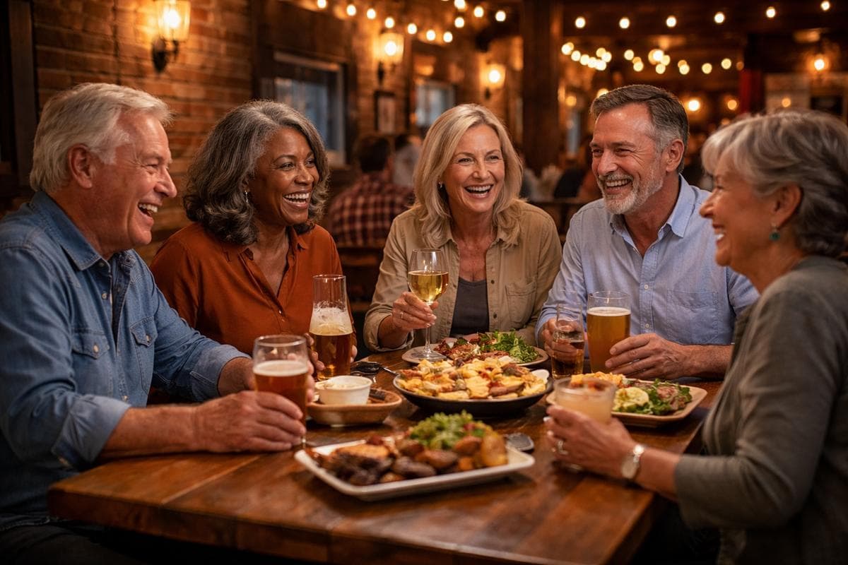 People meeting in Fort Worth — small group social outing