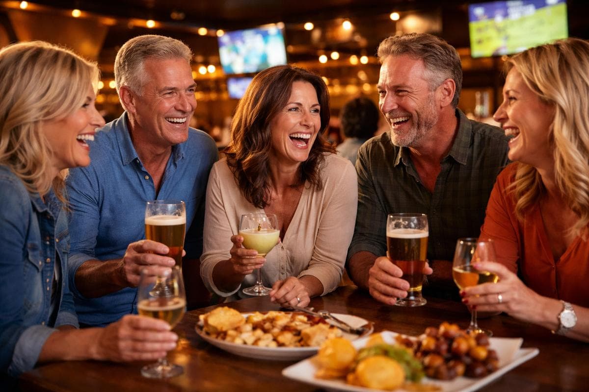 People meeting in Frisco — small group social outing