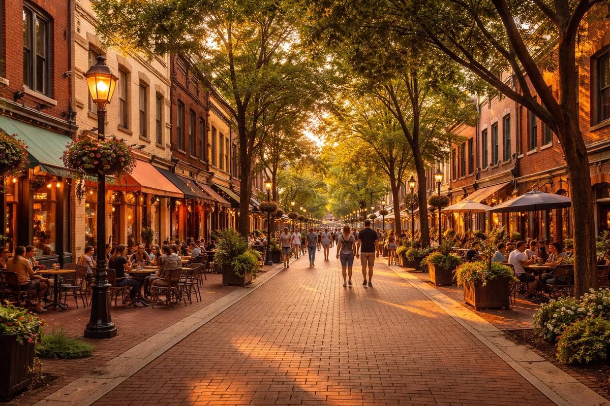 People meeting in Greensboro — small group social outing