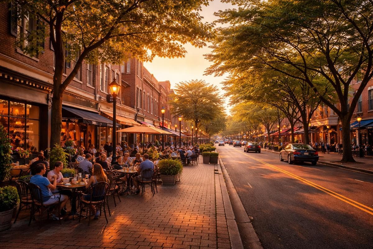 People meeting in Hartford — small group social outing