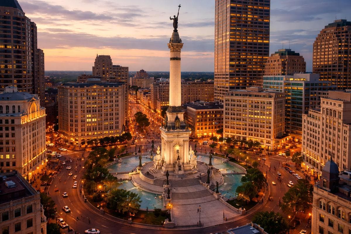 People meeting in Indianapolis — small group social outing