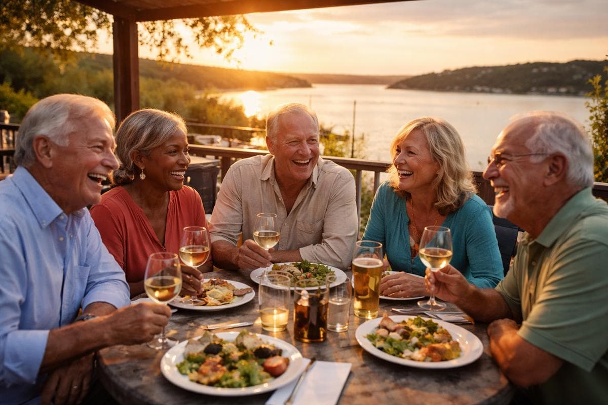 People meeting in Lakeway — small group social outing