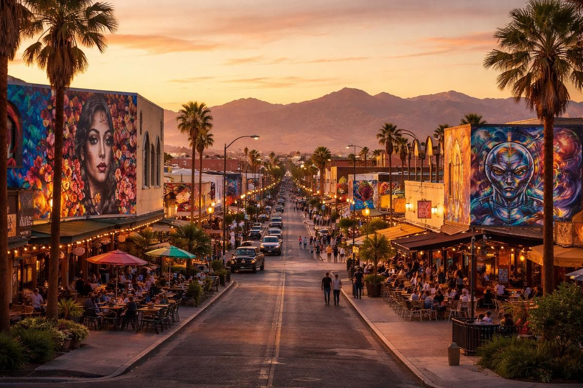 People meeting in Las Vegas — small group social outing