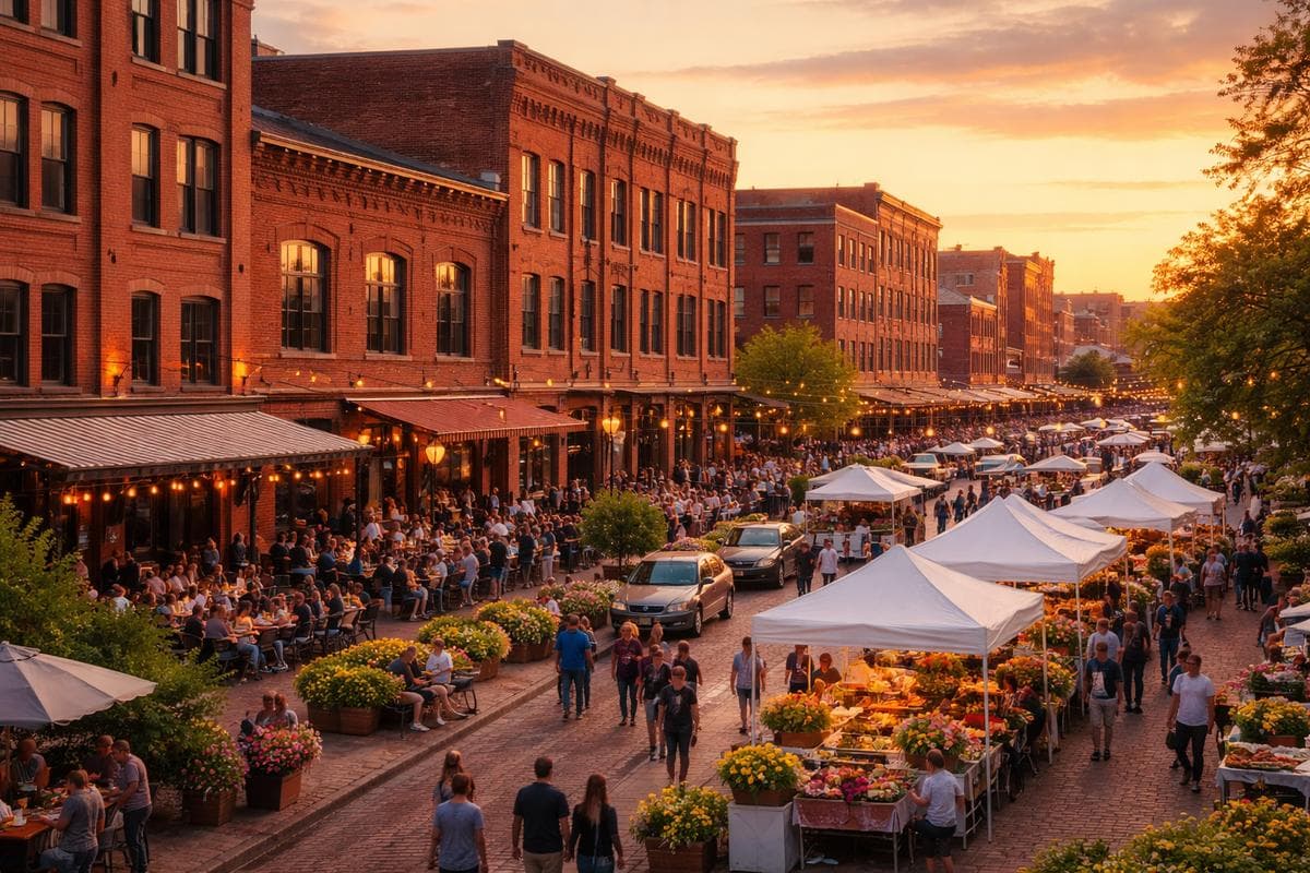 People meeting in Lincoln — small group social outing