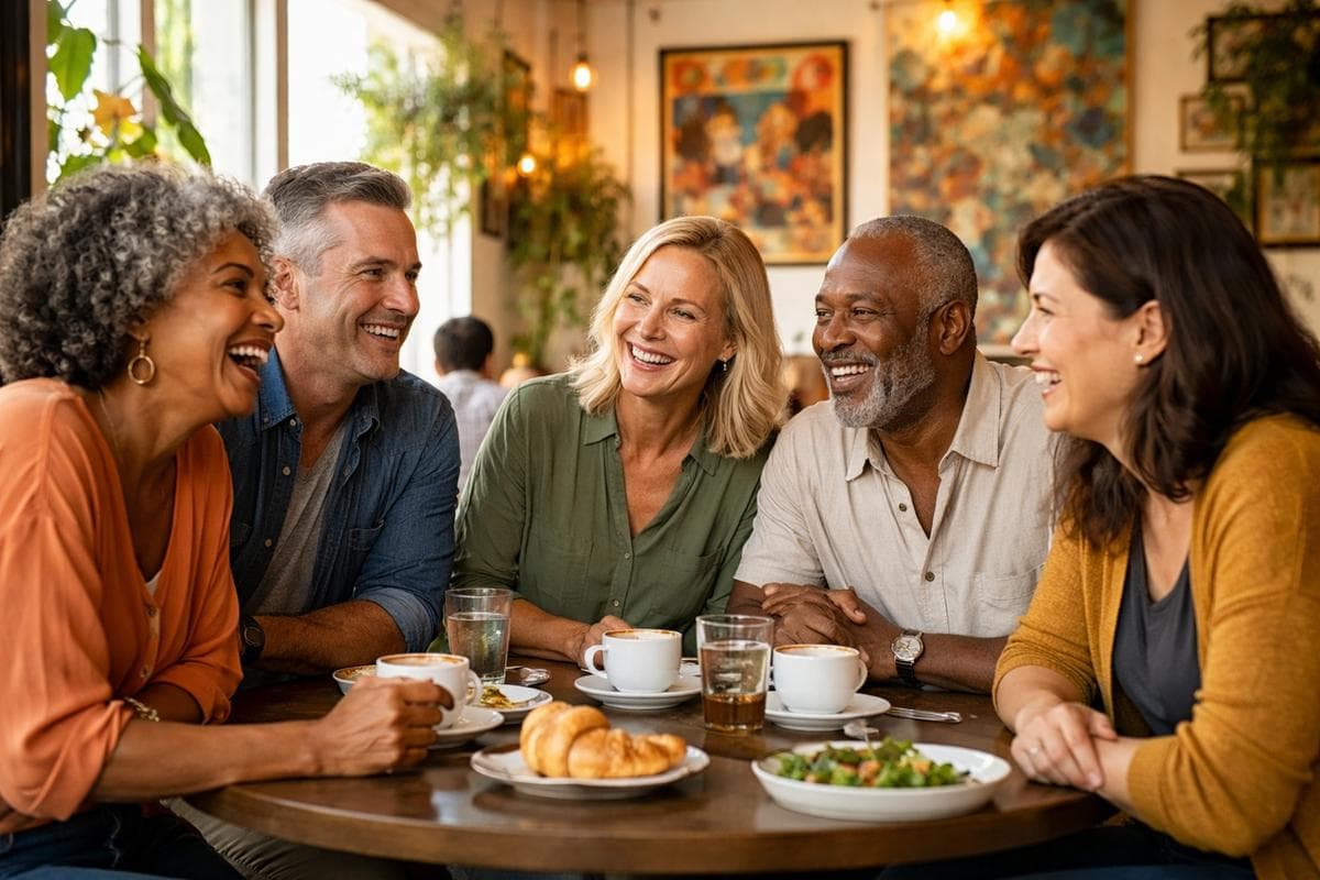 People meeting in Montrose — small group social outing