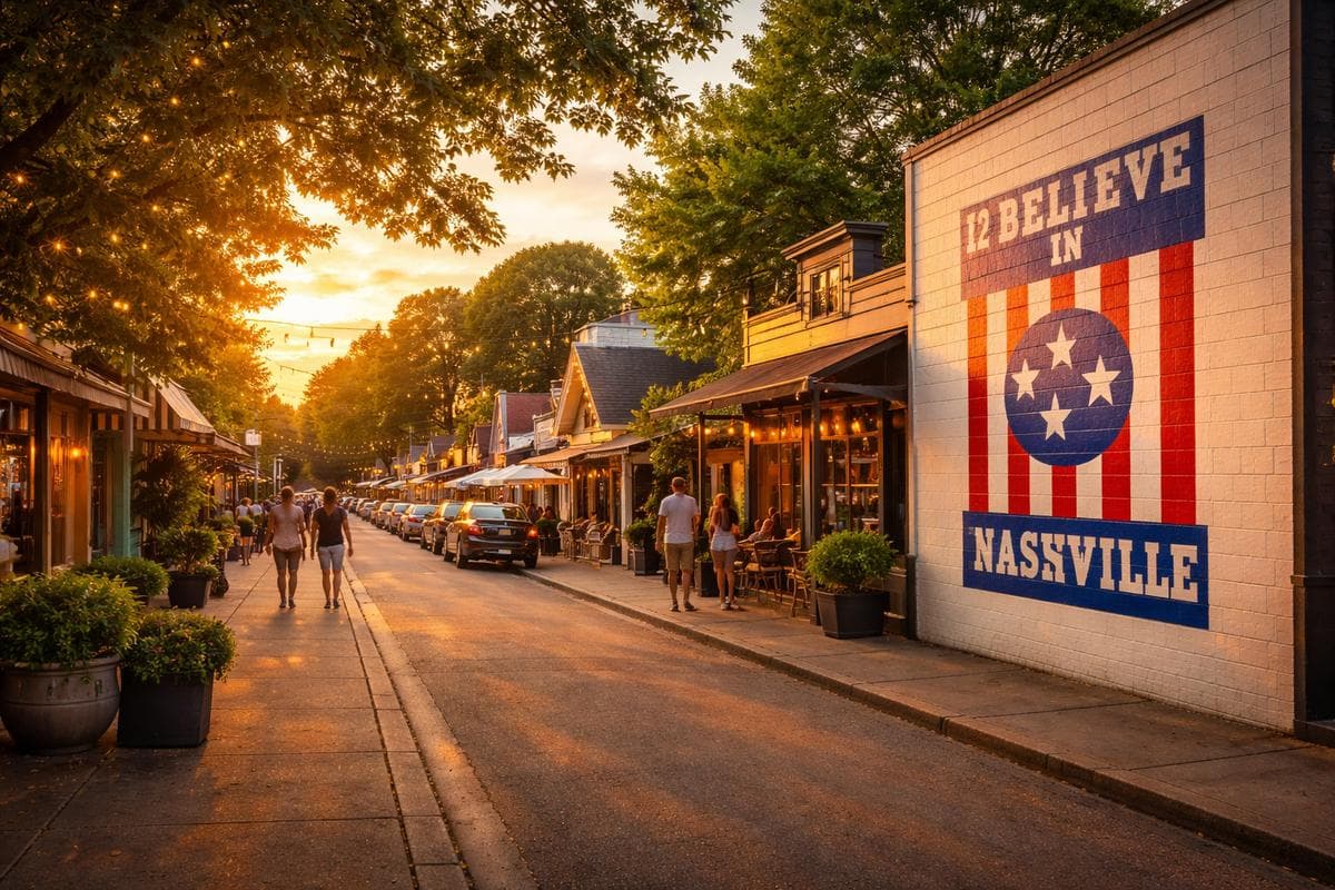 People meeting in Nashville — small group social outing