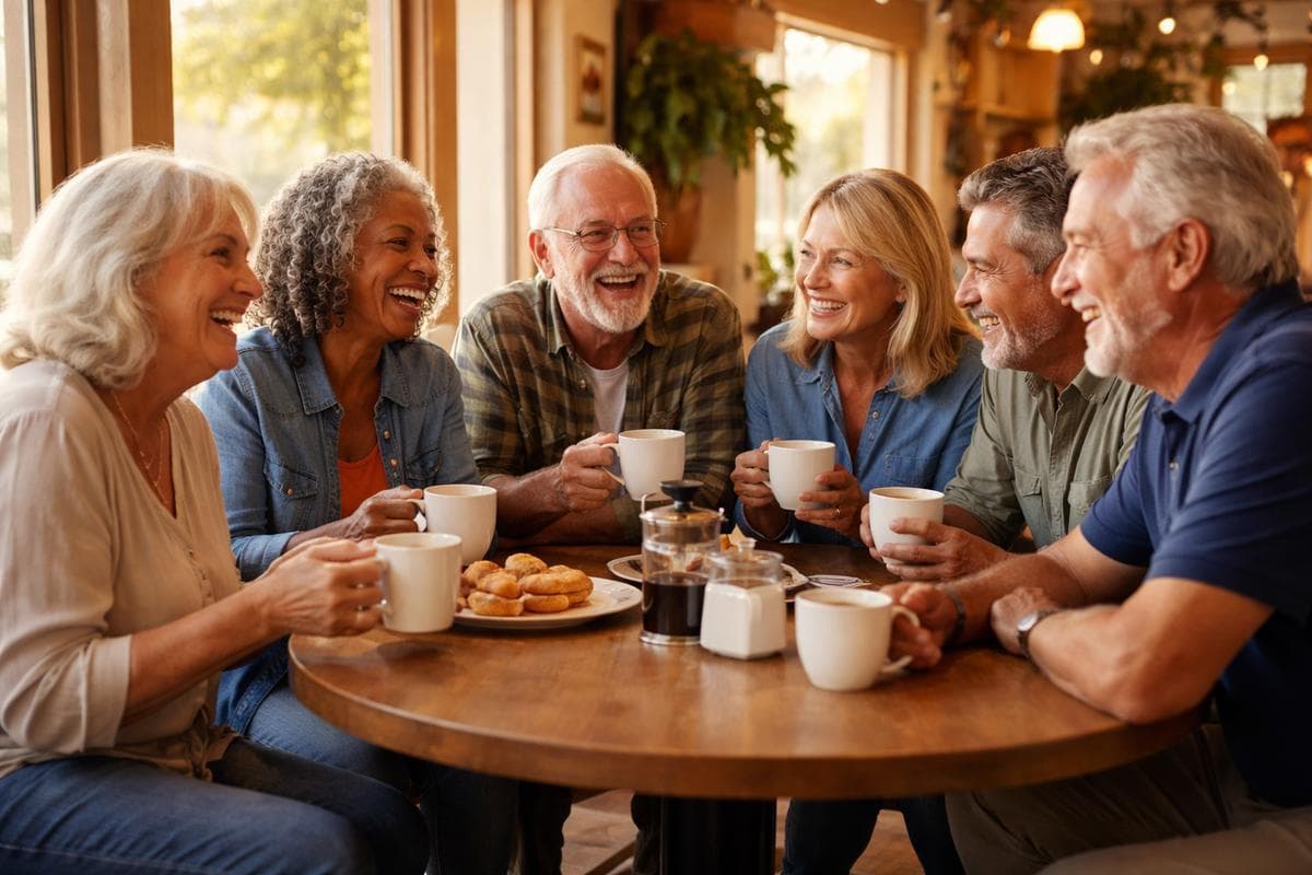 People meeting in Pflugerville — small group social outing