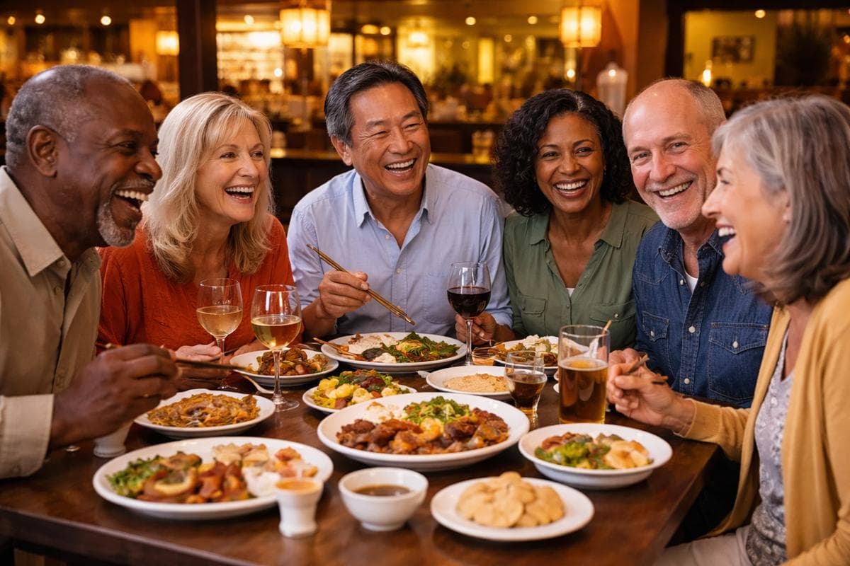 People meeting in Richardson — small group social outing