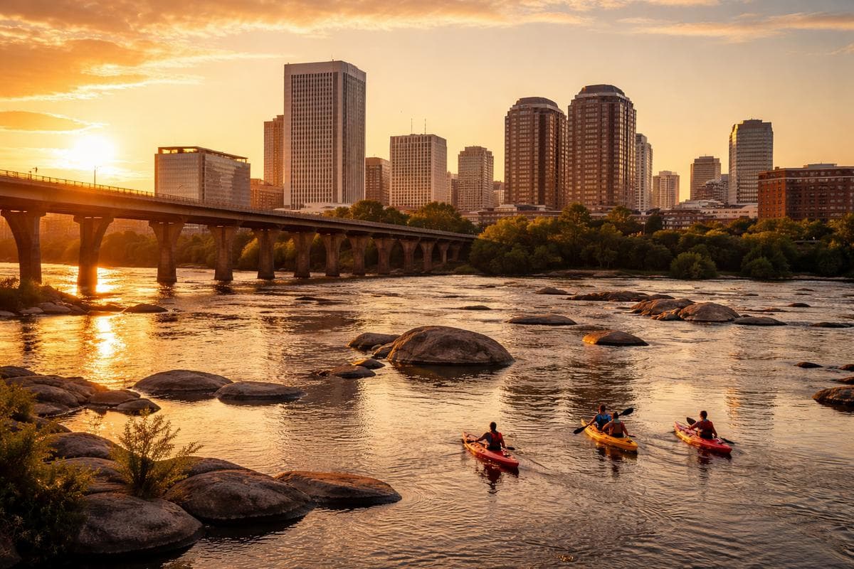 People meeting in Richmond — small group social outing