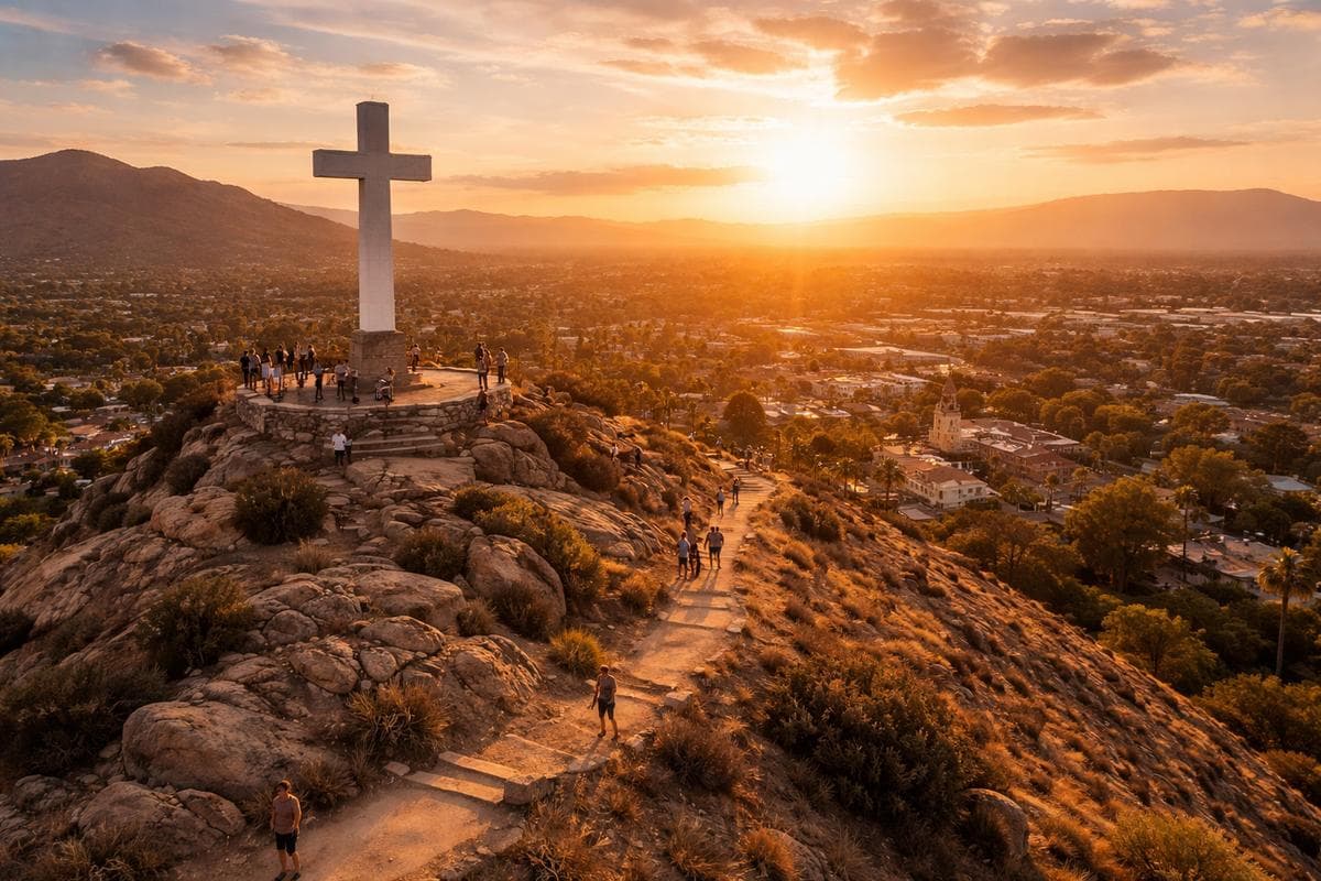 People meeting in Riverside — small group social outing