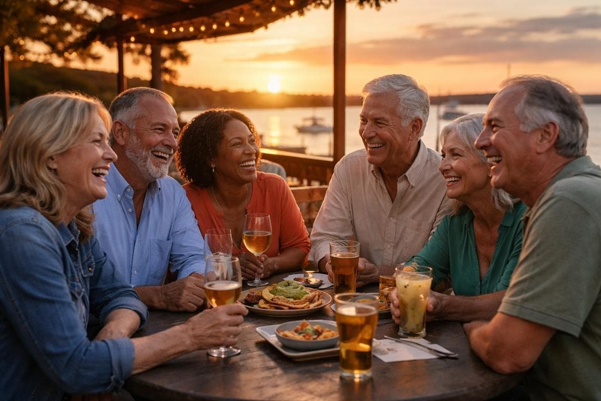 People meeting in Rockwall — small group social outing