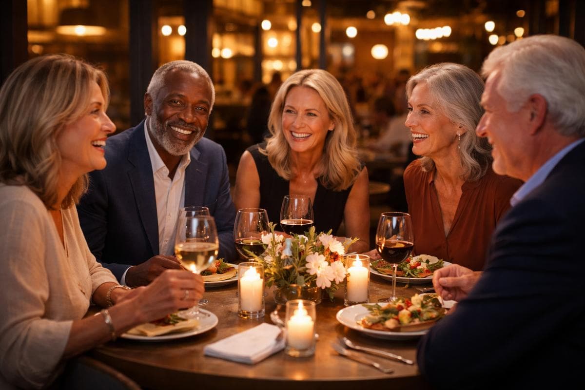 People meeting in Southlake — small group social outing