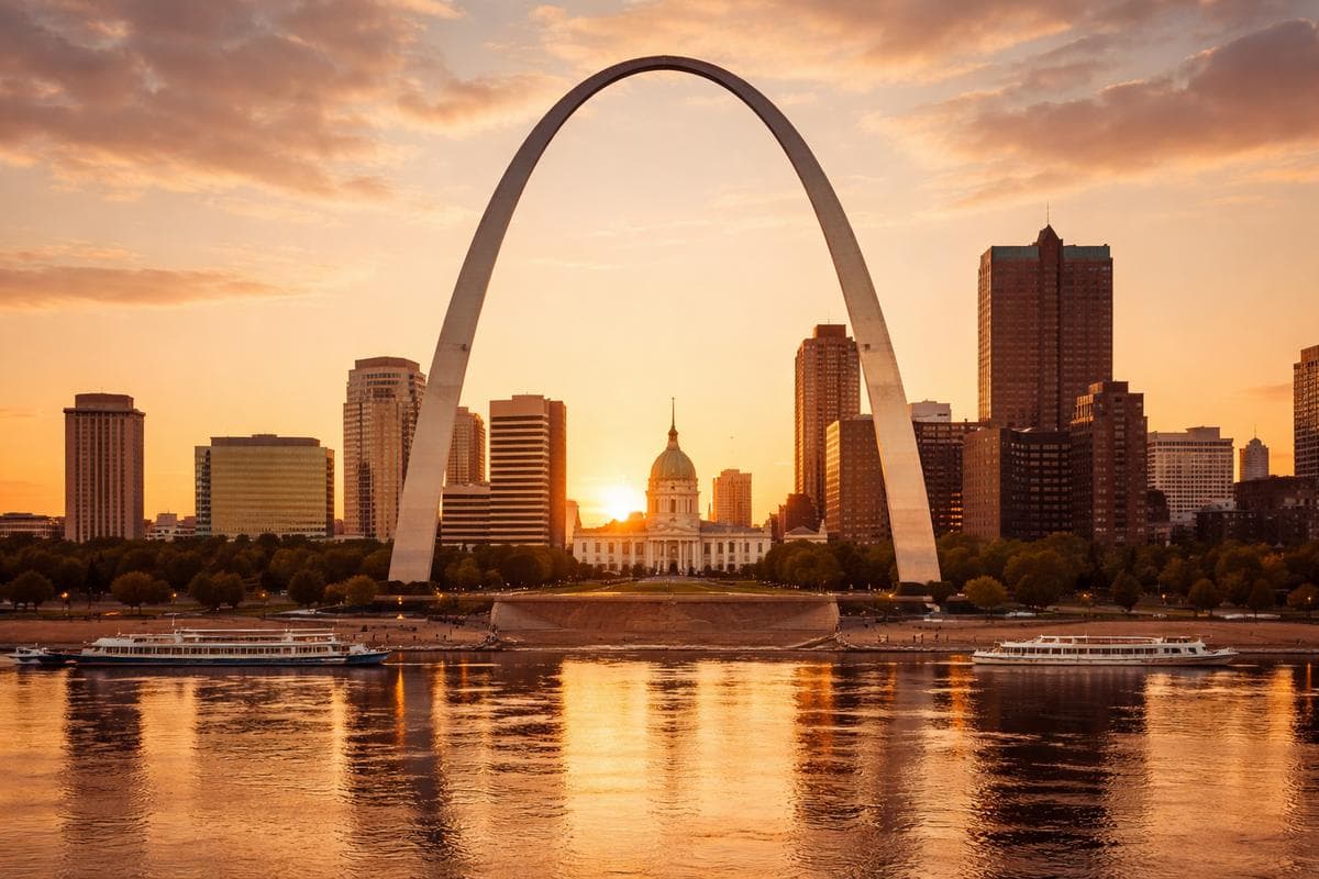 People meeting in St. Louis — small group social outing