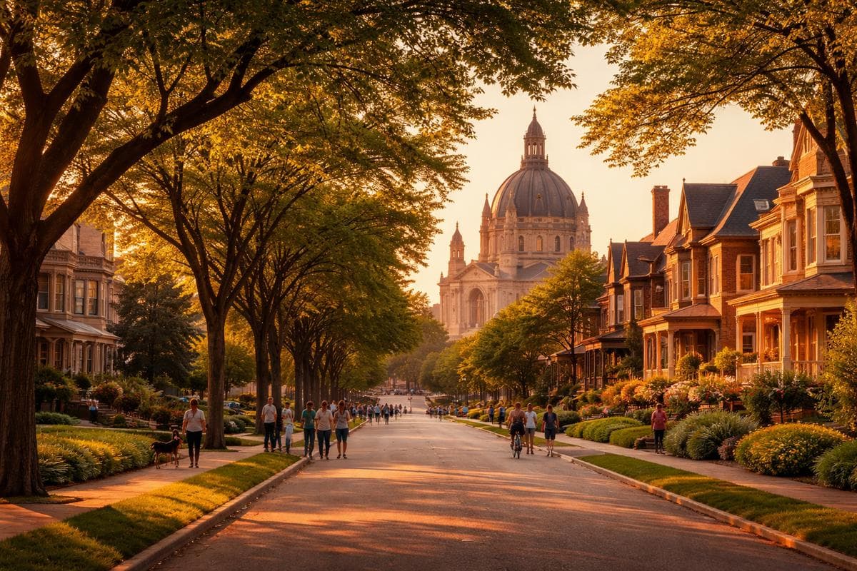 People meeting in St. Paul — small group social outing