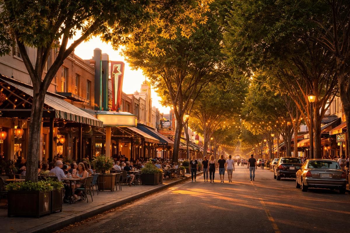 People meeting in Stockton — small group social outing