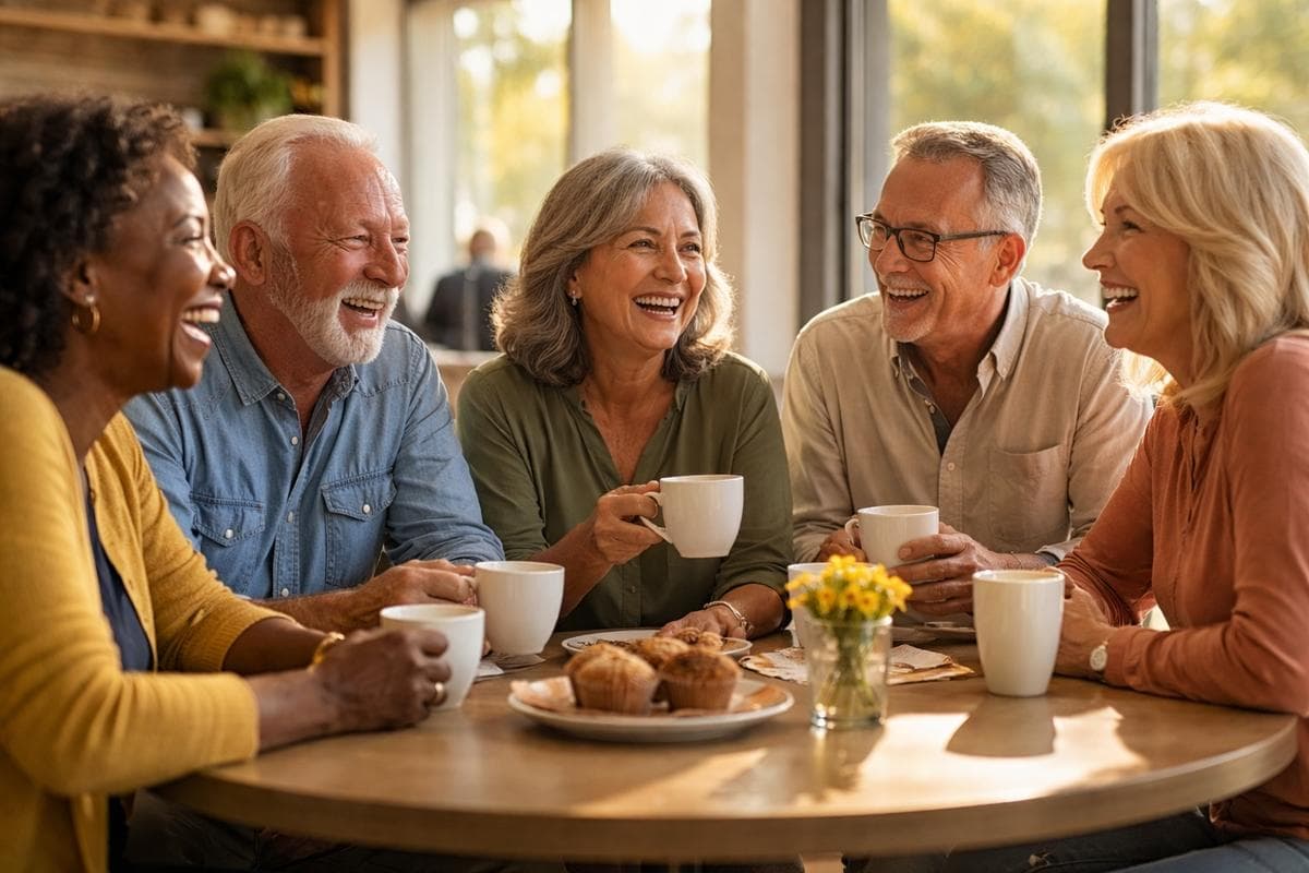 People meeting in Sugar Land — small group social outing