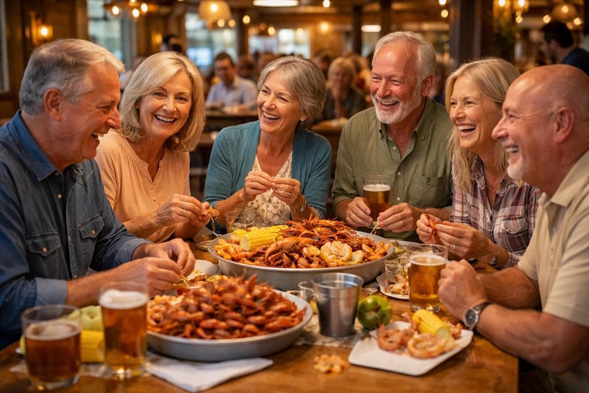 People meeting in League City — small group social outing