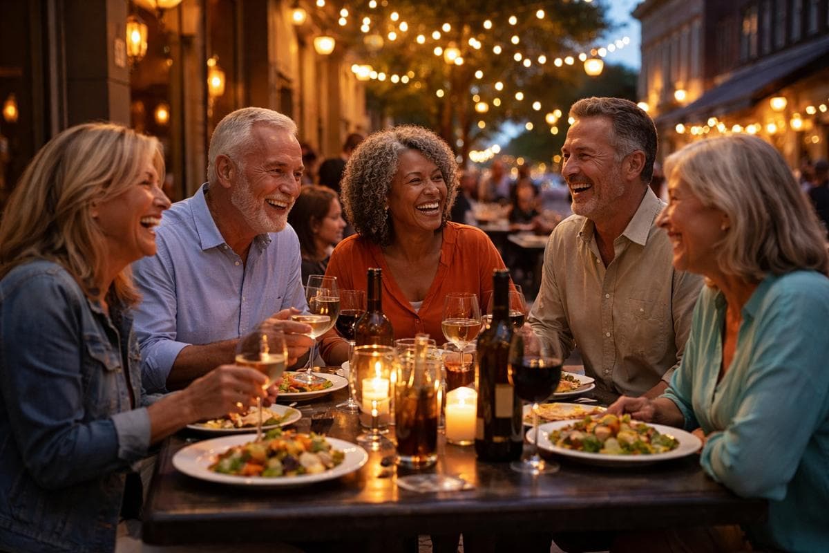 People meeting in McKinney — small group social outing