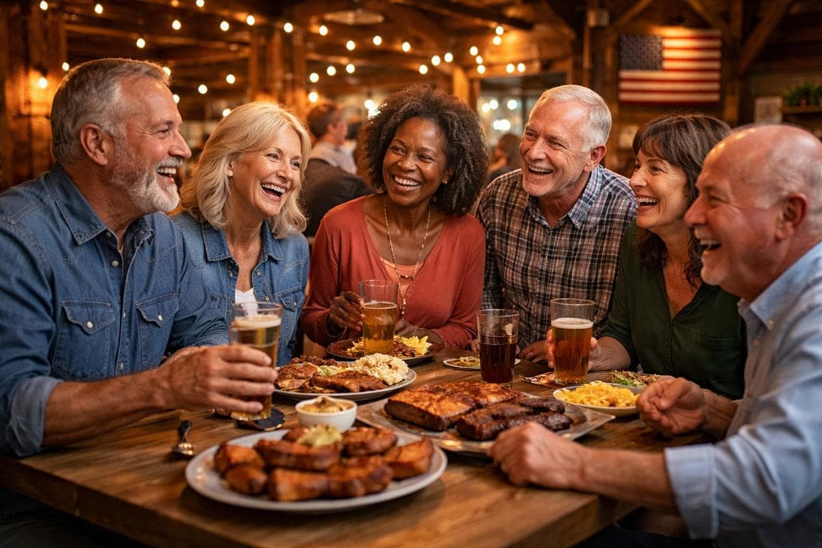 People meeting in Mesquite — small group social outing