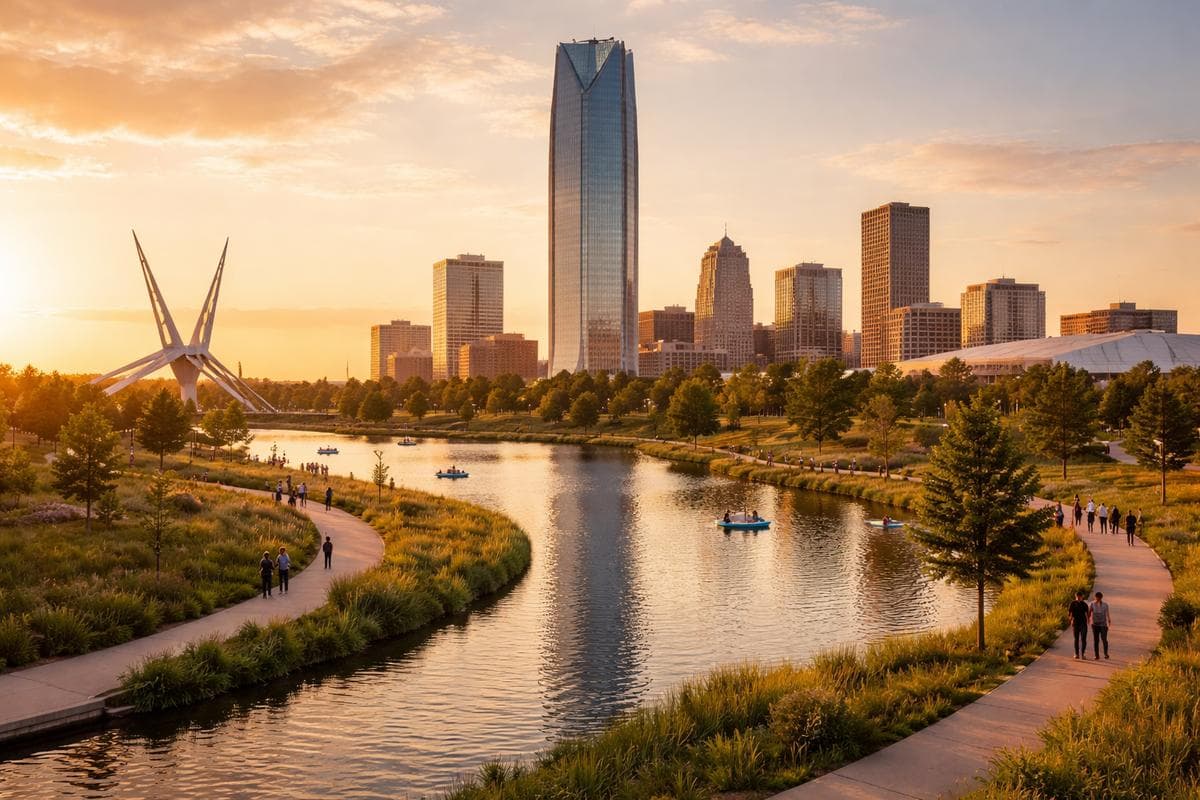 People meeting in Oklahoma City — small group social outing