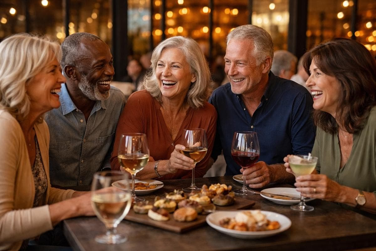 People meeting in Plano — small group social outing