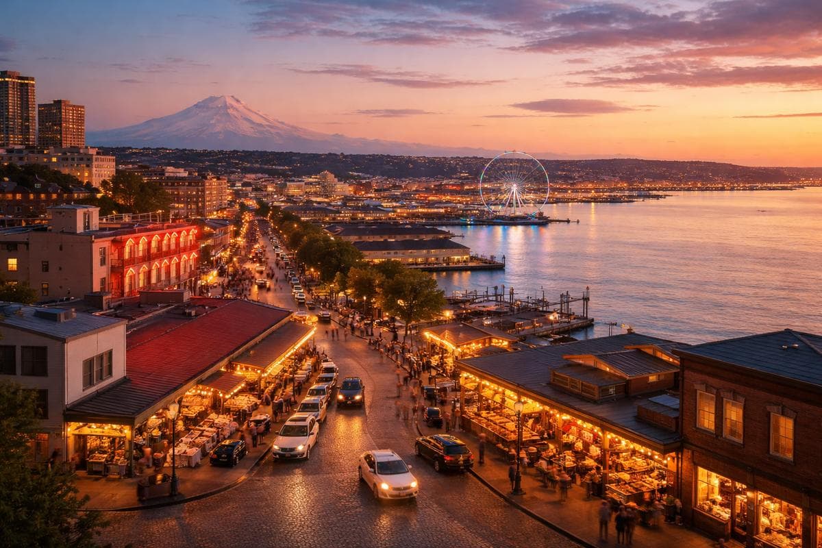 People meeting in Seattle — small group social outing